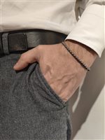 Vicenza - Piazzetta Palladio 2 - Bracciale Zancan Eternity Titanium in Titanio ETB429G - ETB429G